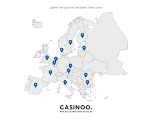 Länder i Europa som det spelas mest casino