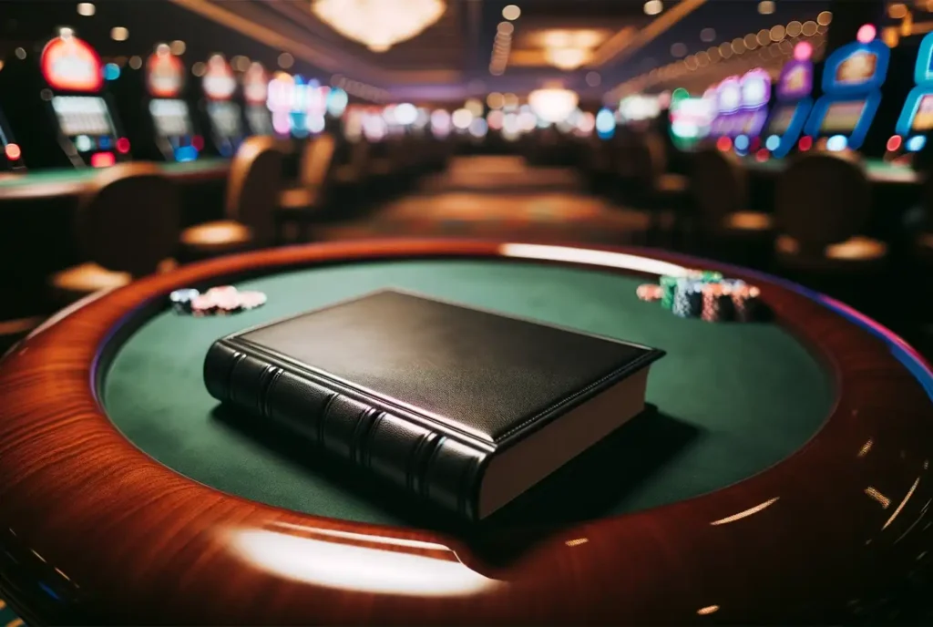 Vad menas med en svart bok i ett casino